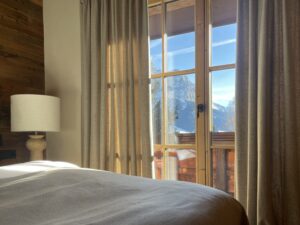 Chalet Tannenhof kleine Hütte Zugspitzblick