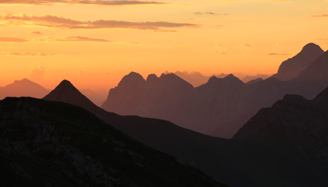 Chalet Tannenhof Lermoos Lieblingstour - Sonnenaufgang auf der Kohlbergspitze