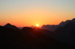 Sonnenaufgang Kohlbergspitze