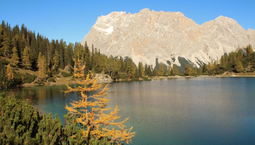 Chalet Tannenhof Lermoss Blick zur Zugspitze mit Seebensee - das Paradies auf Erden