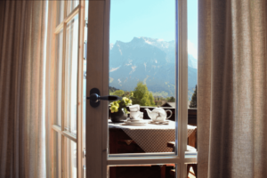 Chalet Tannenhof mit wunderbaren Zugspitzblick